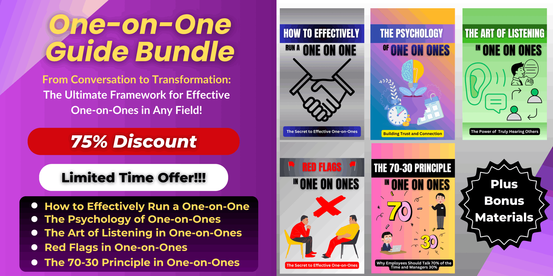 How to effectively run a one on one access