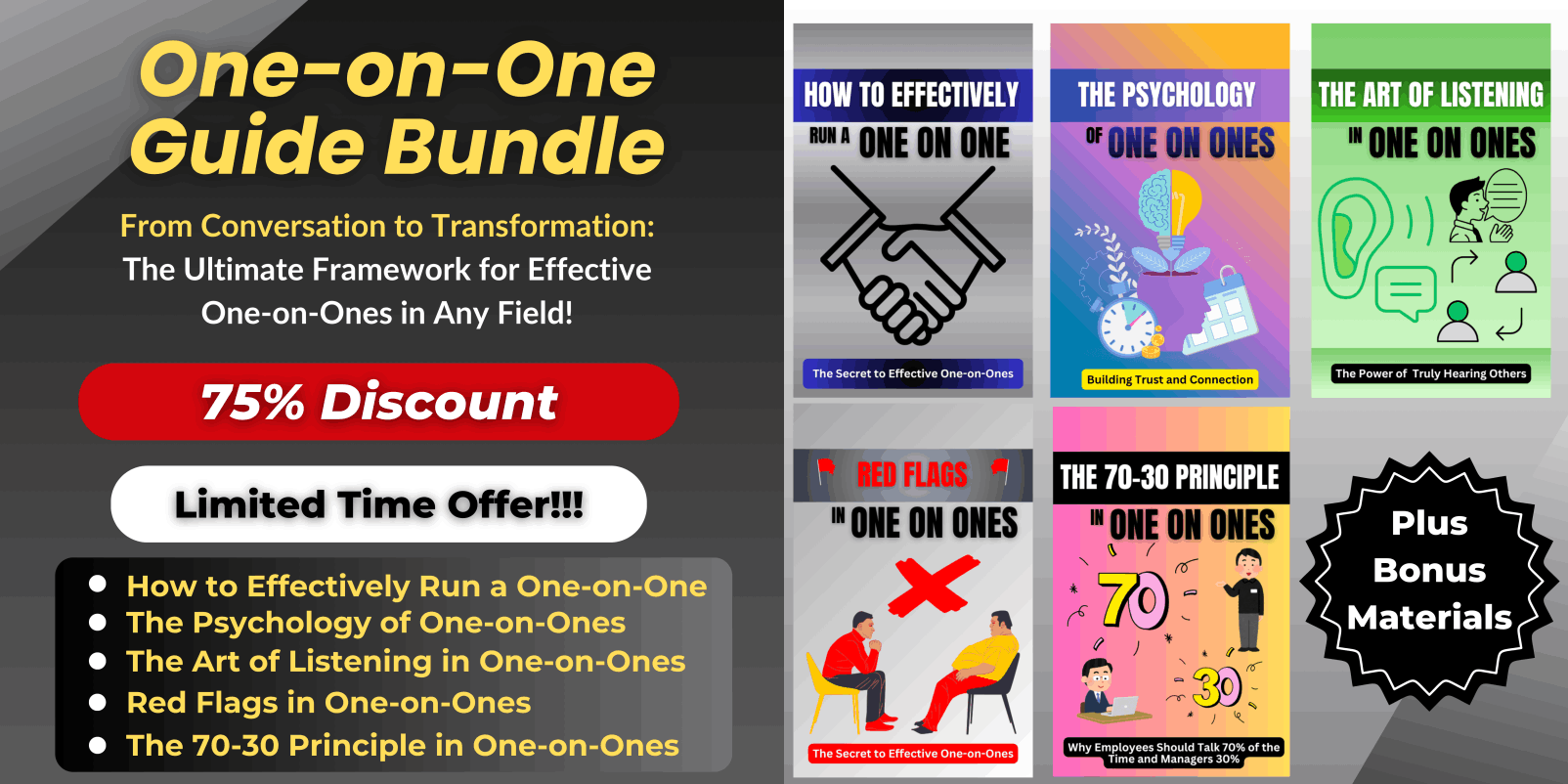 How to effectively run a one on one